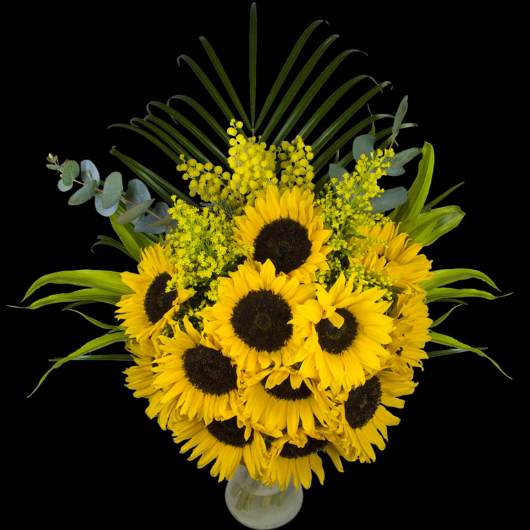 Example of a Luxury Bouquet of Sunflowers
