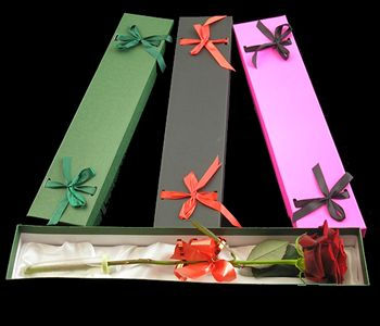 Our Classic Rose Boxes inlaid with satin sheets
