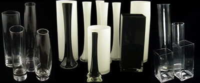 A Selection of designer Glass Vases