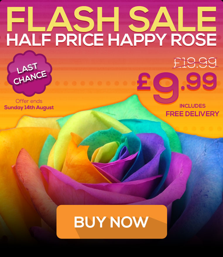 £9.99 Happy Rose Flash Sale