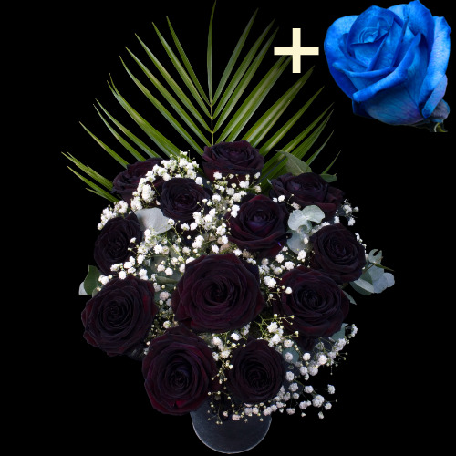 Buy Blue Roses Online with Free Delivery from interROSE