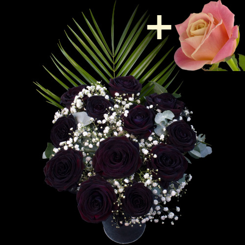 Buy Black Roses Online with Free Delivery from interROSE