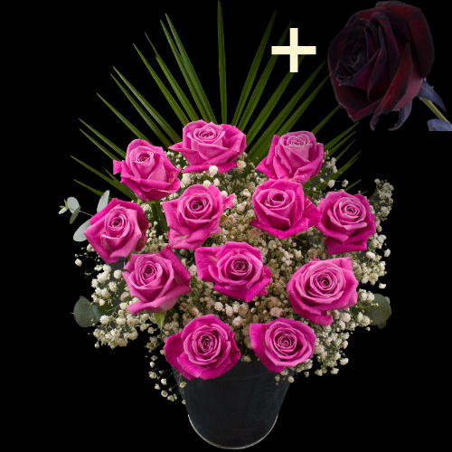 Buy Black Roses Online with Free Delivery from interROSE