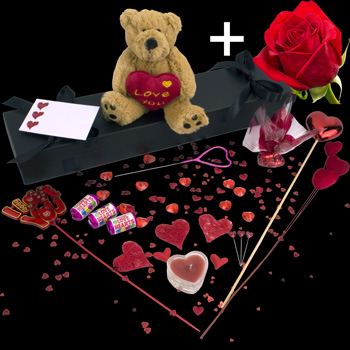 A Single Red Rose and a Baby Treat